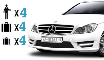 Taxi transfer price list ( 1 to 4 persons )